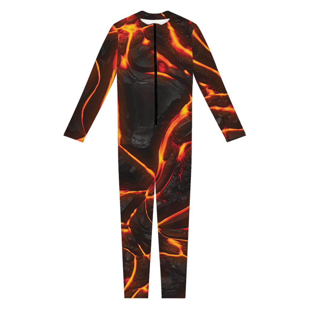 Lava Print Jumpsuit