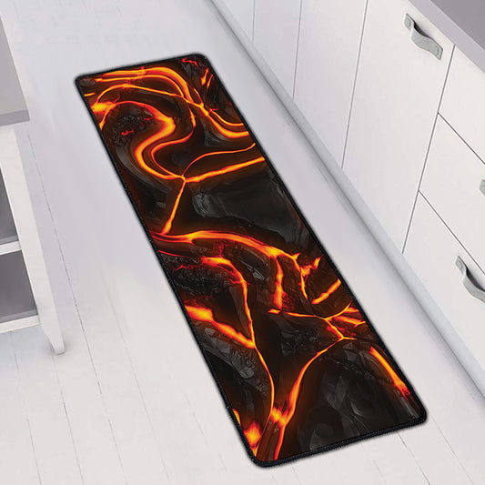 Lava Print Long Kitchen Mat
