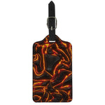 Lava Print Luggage Tag