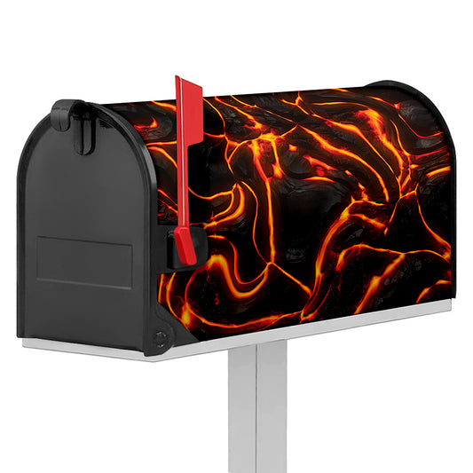 Lava Print Mailbox Cover