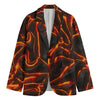 Lava Print Men's Blazer