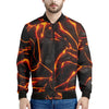 Lava Print Men's Bomber Jacket