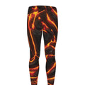 Lava Print Men's Leggings