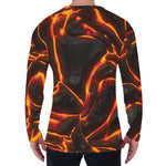 Lava Print Men's Long Sleeve T-Shirt