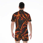 Lava Print Men's Rompers