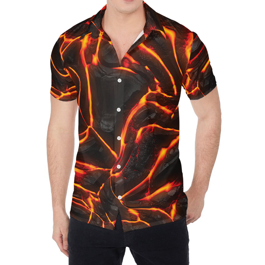 Lava Print Men's Shirt