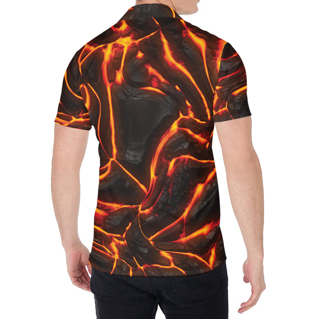 Lava Print Men's Shirt