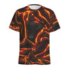 Lava Print Men's Sports T-Shirt