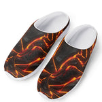 Lava Print Mesh Casual Shoes