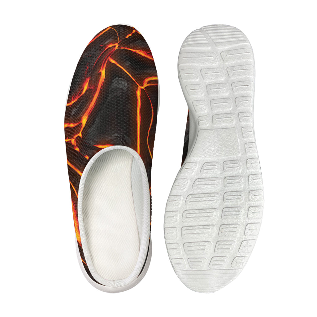 Lava Print Mesh Casual Shoes