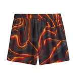 Lava Print Mesh Shorts