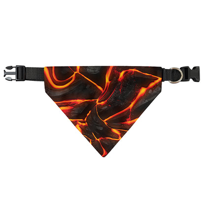 Lava Print Over The Collar Dog Bandana