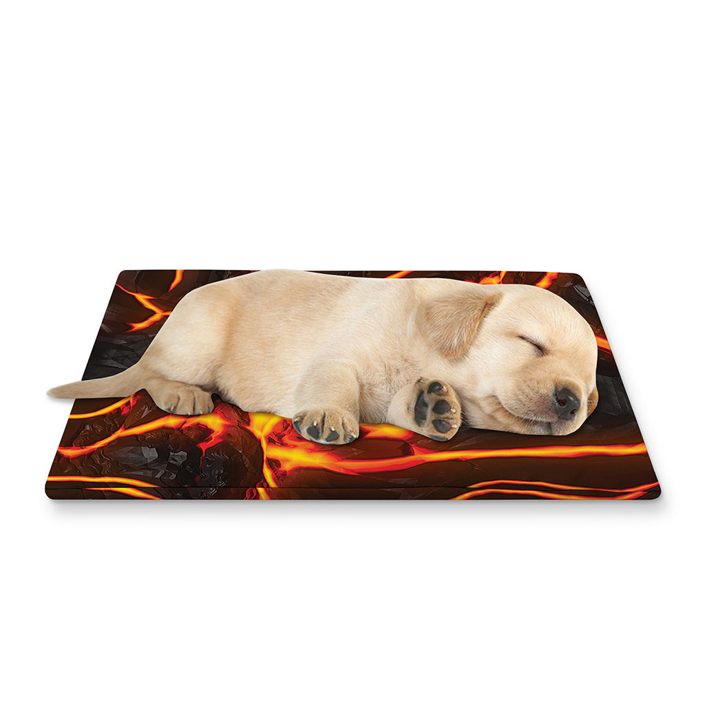 Lava Print Pet Cooling Mat Cover