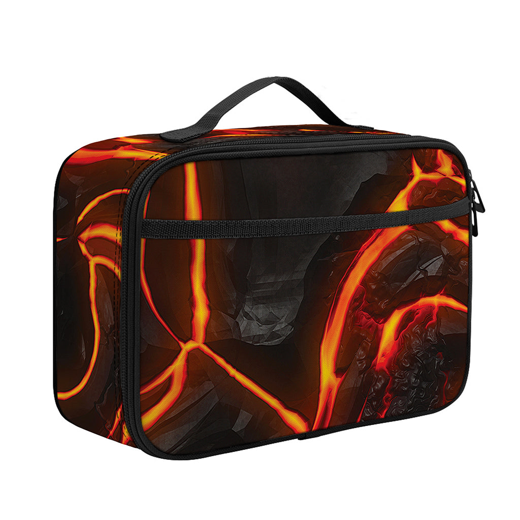 Lava Print Portable Lunch Bag