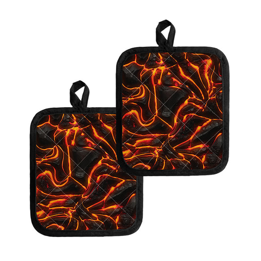 Lava Print Pot Holders