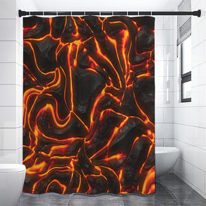 Lava Print Premium Shower Curtain