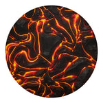 Lava Print Round Blanket
