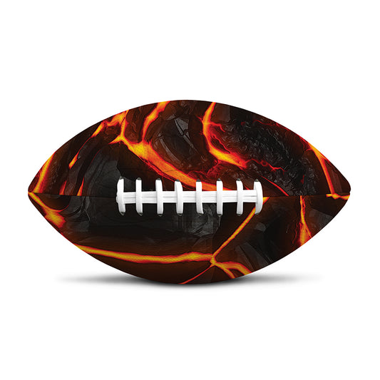 Lava Print Rugby Ball