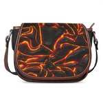 Lava Print Saddle Bag