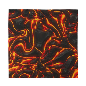 Lava Print Silk Bandana