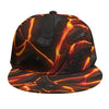 Lava Print Snapback Cap