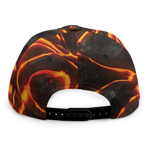 Lava Print Snapback Cap