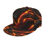 Lava Print Snapback Cap