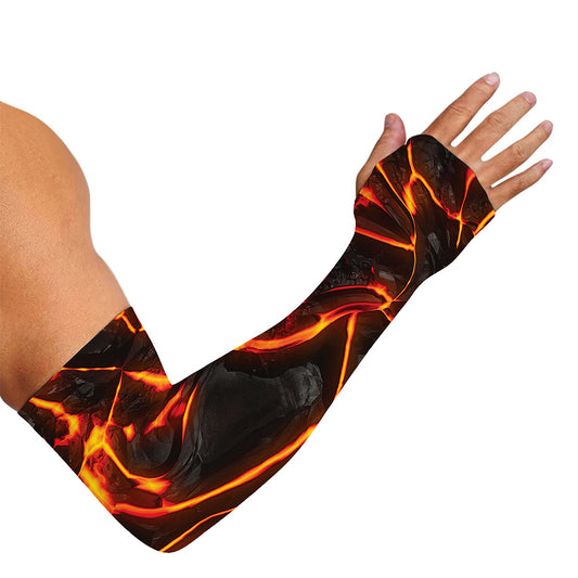 Lava Print Sun Protection Arm Sleeves
