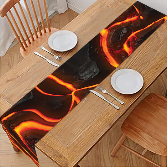 Lava Print Table Runner