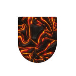 Lava Print Toilet Lid Cover