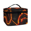 Lava Print Travel Makeup Bag
