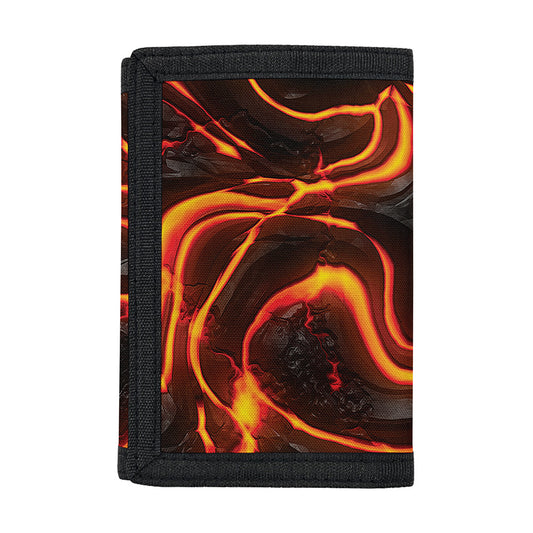 Lava Print Trifold Wallet