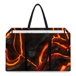 Lava Print Utility Tote Bag