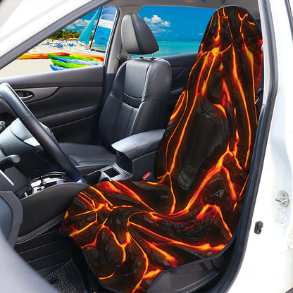 Lava Print Waterproof Car Seat Cover