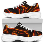 Lava Print White Chunky Shoes