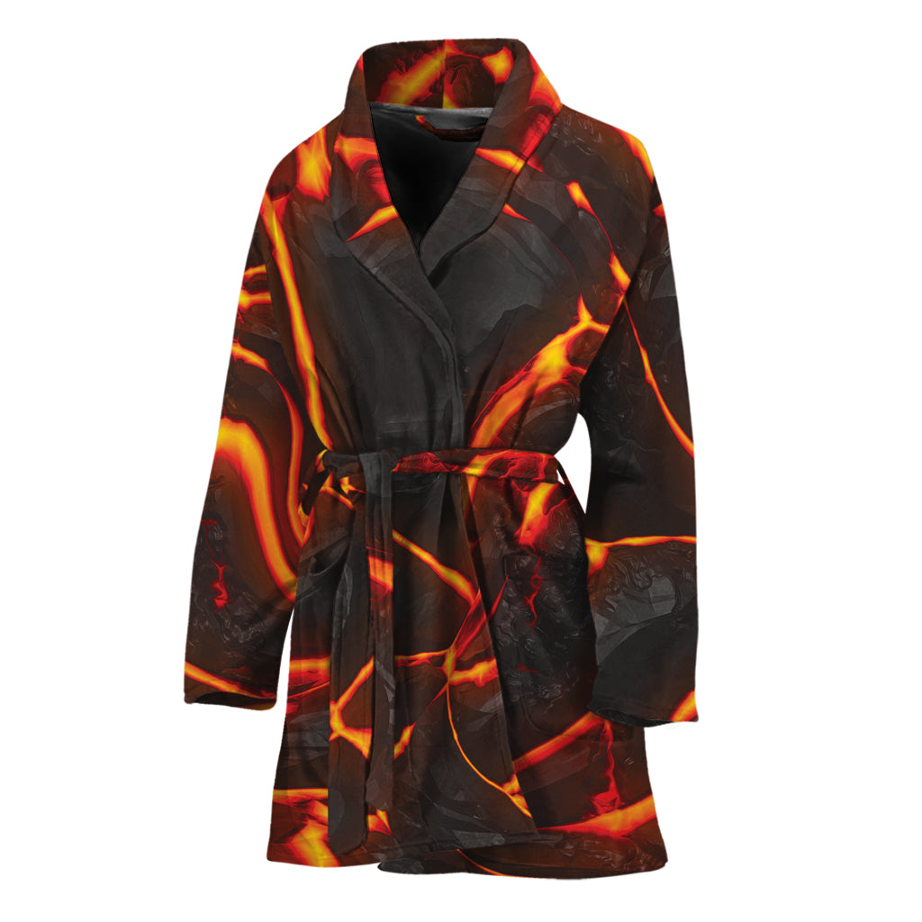 Lava Print Women's Bathrobe