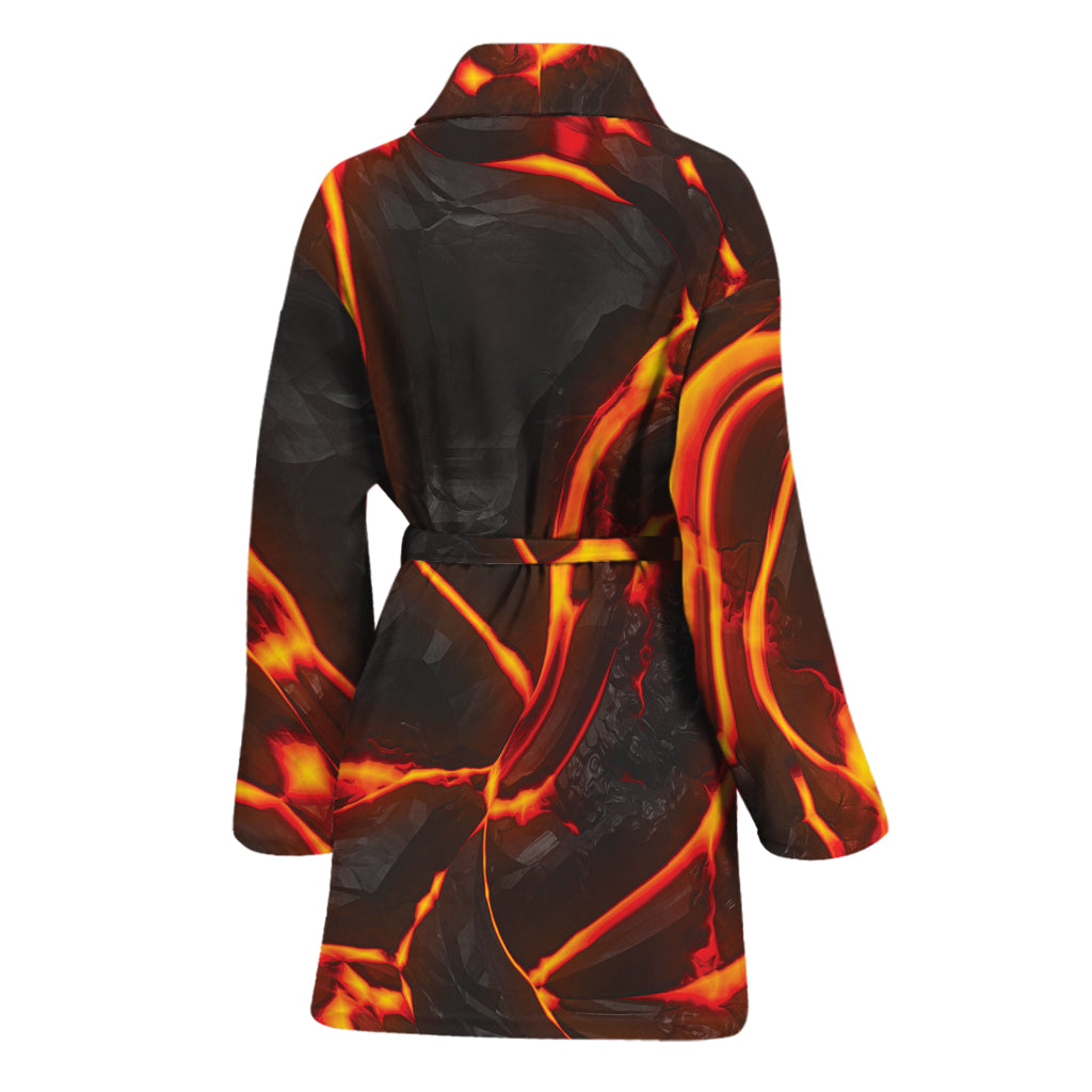 Lava Print Women's Bathrobe