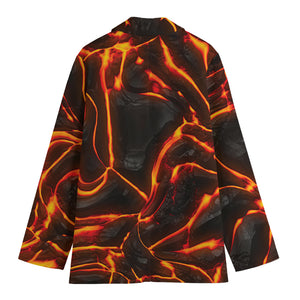 Lava Print Women's Blazer