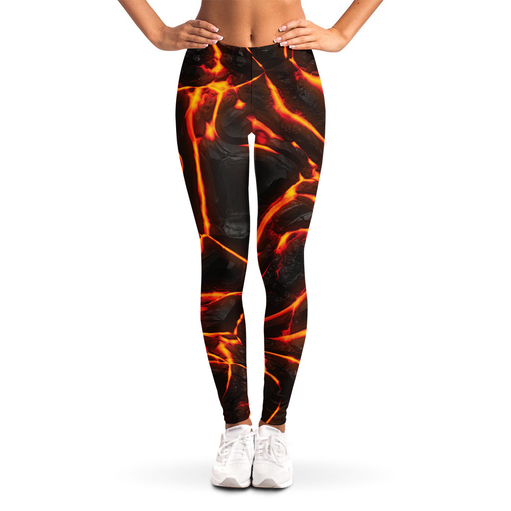 Lava Print Women's Leggings