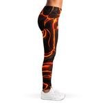 Lava Print Women's Leggings