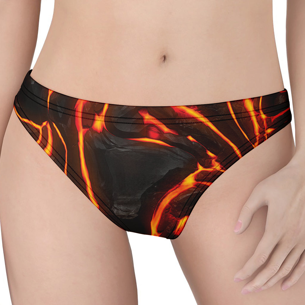 Lava Print Women's Thong