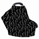 Lavender Flowers Pattern Print Baby Seat Cover