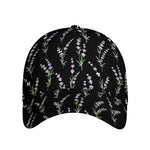 Lavender Flowers Pattern Print Baseball Cap