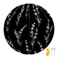 Lavender Flowers Pattern Print Basketball