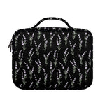 Lavender Flowers Pattern Print Briefcase Bible Bag