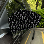 Lavender Flowers Pattern Print Car Side Mirror Covers