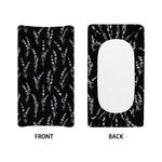 Lavender Flowers Pattern Print Changing Pad Cover