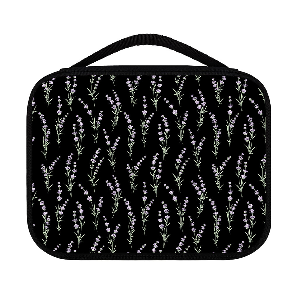 Lavender Flowers Pattern Print Classic Bible Case