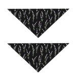 Lavender Flowers Pattern Print Dog Bandana