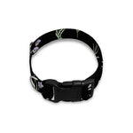 Lavender Flowers Pattern Print Dog Collar